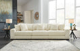 Lindyn Ivory 3 Piece Sectional Sofa - Gate FurnitureSectional