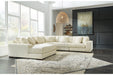 Lindyn Ivory 5 - Piece LAF Sectional - Gate FurnitureSectional