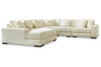 Lindyn Ivory 5 - Piece LAF Sectional - Gate FurnitureSectional