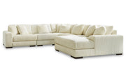 Lindyn Ivory 5 - Piece RAF Sectional - Lara FurnitureSectional