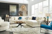 Lindyn Ivory 5 - Piece RAF Sectional - Lara FurnitureSectional