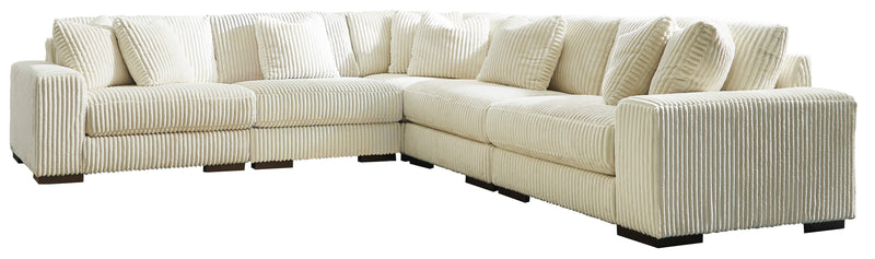 Lindyn Ivory 5 Piece Sectional - Lara FurnitureSectional