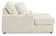 Lindyn Ivory Chaise - Gate FurnitureChaise