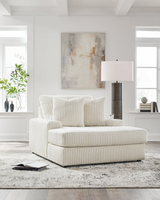Lindyn Ivory Chaise - Gate FurnitureChaise