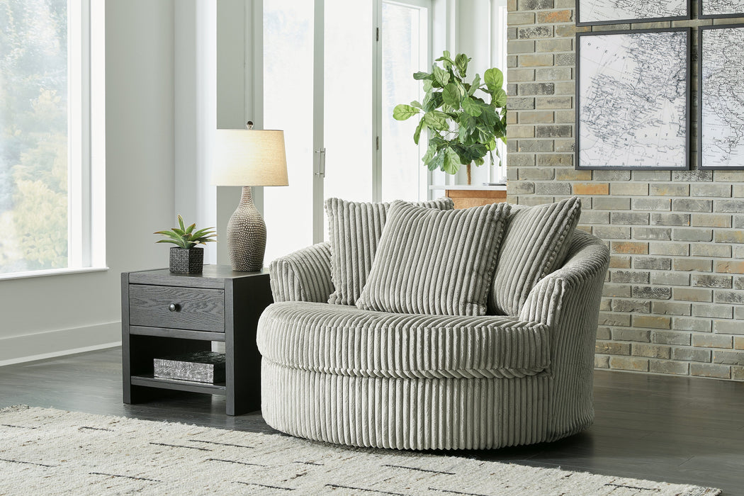 Lindyn Oversized Swivel Accent Chair - Gate FurnitureChair
