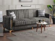 Line Elf Convertible Loveseat in Light Grey - 200-ELIF-LIN-A160-2