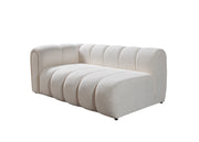 Lis Ivory Boucle RAF Sectional [ETA: 4/20] - Lara FurnitureSectional