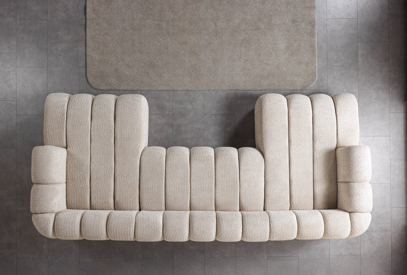 Lis Sand Boucle Double Chaise 147" Sectional - LISSAND-USEC