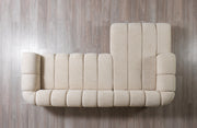 Lis Sand Boucle LAF 115" Sectional [ETA: 3/15] - Lara FurnitureSectional