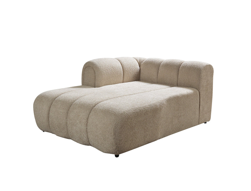 Lis Sand Boucle LAF 115" Sectional [ETA: 3/15] - Lara FurnitureSectional