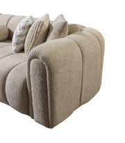 Lis Sand Boucle LAF 115" Sectional [ETA: 3/15] - Lara FurnitureSectional