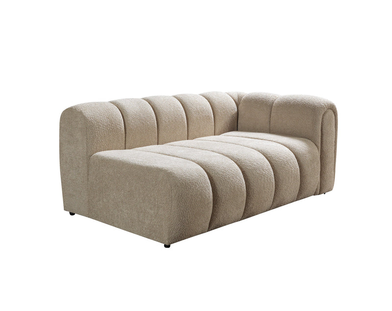 Lis Sand Boucle LAF 115" Sectional [ETA: 3/15] - Lara FurnitureSectional