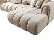 Lis Sand Boucle RAF Sectional [ETA: 4/20] - Lara FurnitureSectional