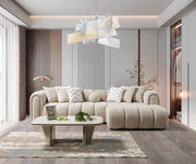 Lis Sand Boucle RAF Sectional [ETA: 4/20] - Lara FurnitureSectional