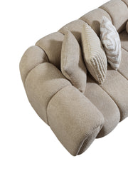 Lis Sand Boucle RAF Sectional [ETA: 4/20] - Lara FurnitureSectional