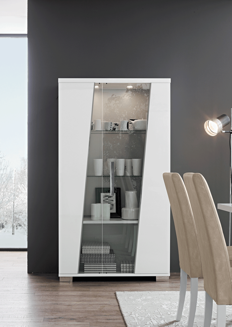 Lisa 2 Door China - Lara FurnitureCabinet