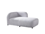 Liva Gray Boucle RAF 110" Sectional [ETA: 3/15] - Lara FurnitureSectional