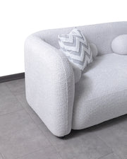 Liva Gray Boucle RAF 110" Sectional [ETA: 3/15] - Lara FurnitureSectional