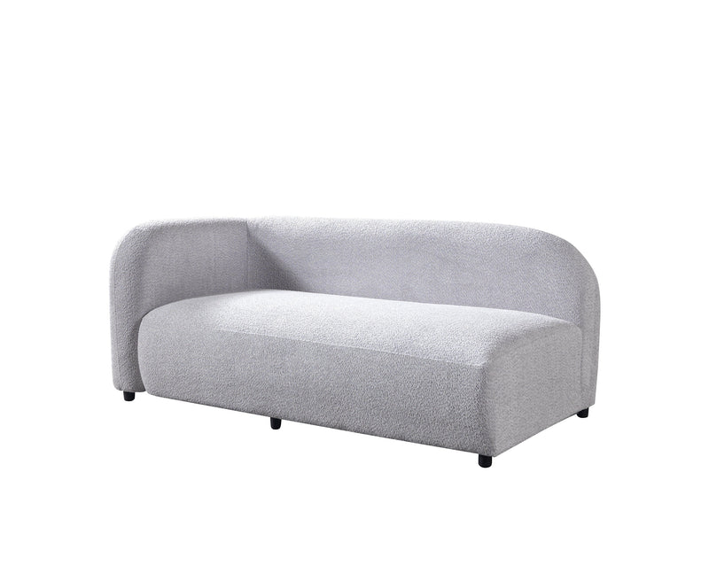 Liva Gray Boucle RAF 110" Sectional [ETA: 3/15] - Lara FurnitureSectional