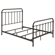 Livingston Metal Full Open Frame Bed Dark Bronze - 300399F