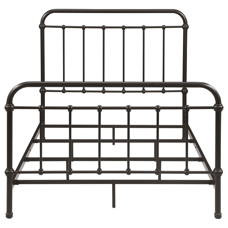 Livingston Metal Full Open Frame Bed Dark Bronze - 300399F