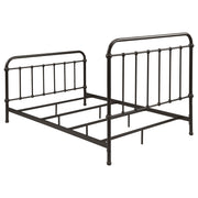 Livingston Metal Full Open Frame Bed Dark Bronze - 300399F
