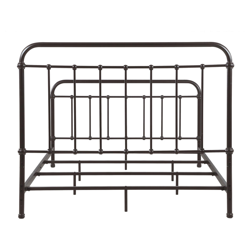 Livingston Metal Queen Open Frame Bed Dark Bronze - 300399Q