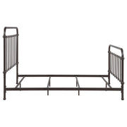 Livingston Metal Queen Open Frame Bed Dark Bronze - 300399Q
