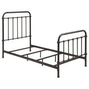 Livingston Metal Twin Open Frame Bed Dark Bronze - 300399T