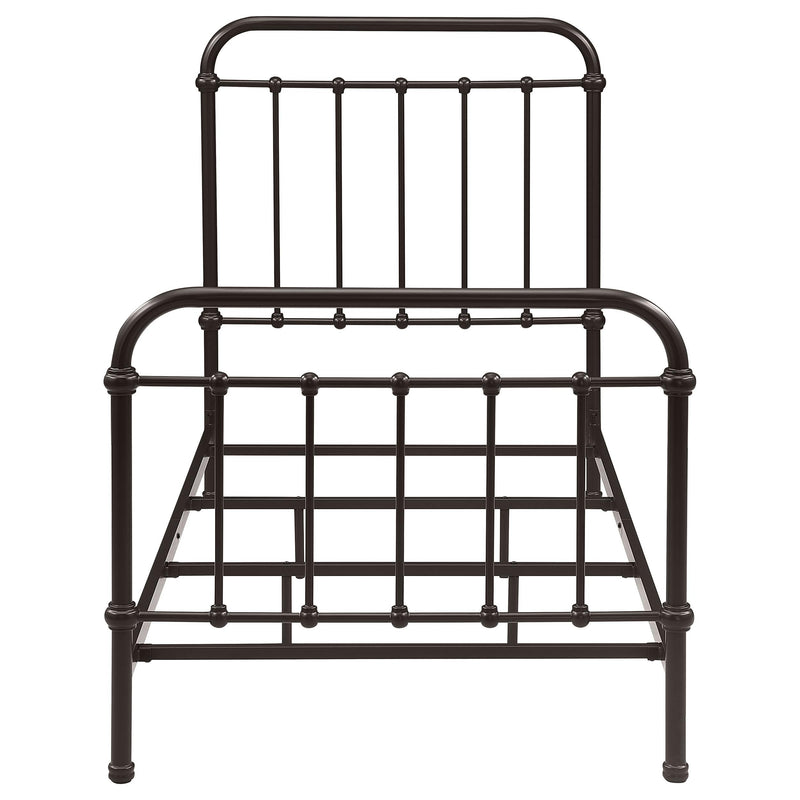 Livingston Metal Twin Open Frame Bed Dark Bronze - 300399T