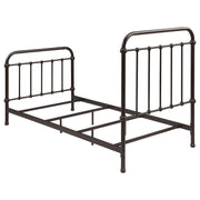 Livingston Metal Twin Open Frame Bed Dark Bronze - 300399T