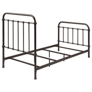 Livingston Metal Twin Open Frame Bed Dark Bronze - 300399T