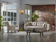 Lizbon 90" Wide Square Arm Convertible Sofa - Sofas