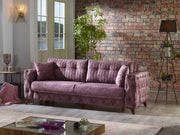 Lizbon 90" Wide Square Arm Convertible Sofa - Sofas