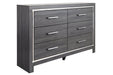 Lodanna Gray Dresser - Gate FurnitureDresser