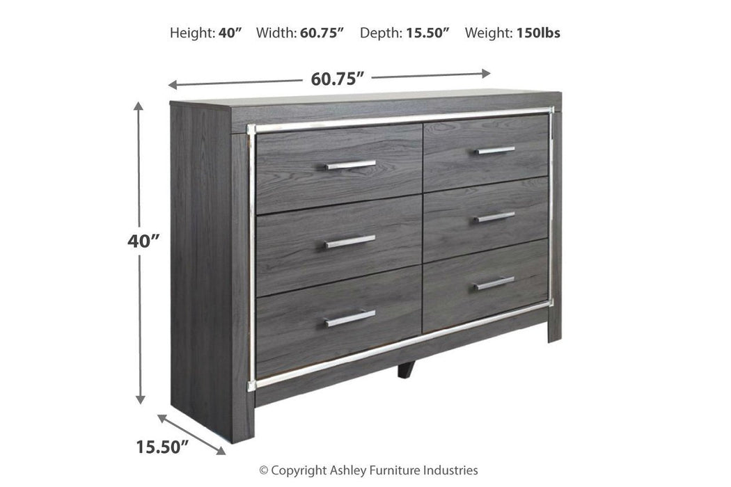Lodanna Gray Dresser - Gate FurnitureDresser