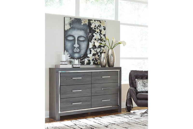 Lodanna Gray Dresser - Lara FurnitureDresser