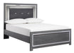 Lodanna Gray Full LED Panel Bed - Gate FurnitureFull Bed