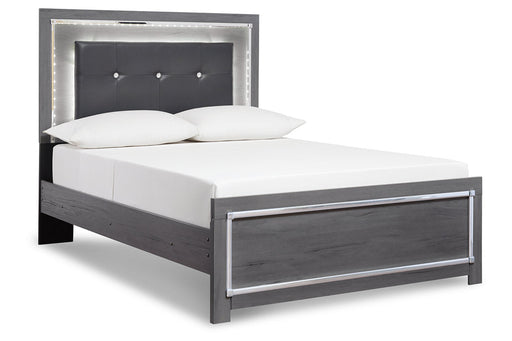 Lodanna Gray Full Panel Bed - Gate FurnitureFull Bed