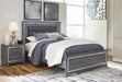 Lodanna Gray King Panel Bed - Gate FurnitureKing Bed