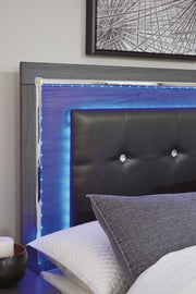 Lodanna Gray LED Panel Bedroom Set - Lara FurnitureBedroom Set