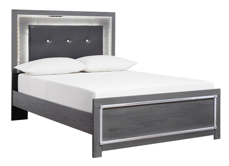 Lodanna Gray LED Panel Youth Bedroom Set - Lara FurnitureYouth Bedroom Set