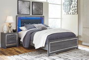 Lodanna Gray LED Platform Bedroom Set - Lara FurnitureBedroom Set