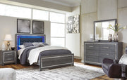 Lodanna Gray LED Platform Bedroom Set - Lara FurnitureBedroom Set