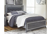 Lodanna Gray Queen Panel Bed - Lara FurnitureQueen Bed