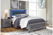 Lodanna Gray Queen Panel Bed - Lara FurnitureQueen Bed