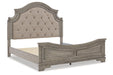 Lodenbay Antique Gray King Panel Bed - Gate FurnitureKing Bed