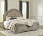 Lodenbay Antique Gray Queen Panel Bed - Gate FurnitureQueen Bed