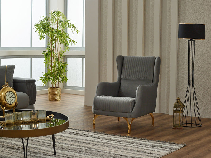 Loft 3-pieces (Sofa & Loveseat & Chair) Livingroom in Beige - 200-SIM-LOF-ANK529-321