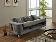 Loft Convertible Sofa in Beige - 200-SIM-LOF-ANK529-3